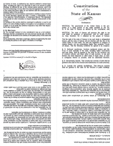 Sample of page layout for the pocket constitution