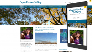Front page of carynmirriamgoldberg.com